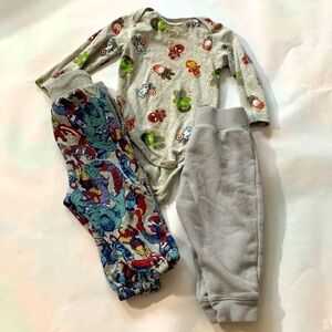 BabyGap x marvel three-piece superhero lot 12 to 18 months